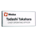 Image of Metal Framed Excel Name Badge